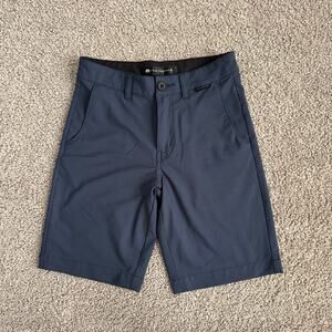 Travis Mathew Wanderlust Youth Boy Navy Mood Indigo Shorts Size 10